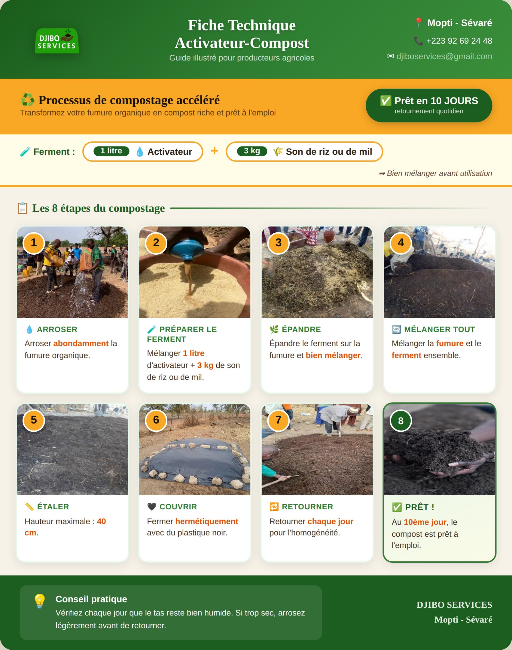 Fiche Technique Activateur Biologique Djibo Services