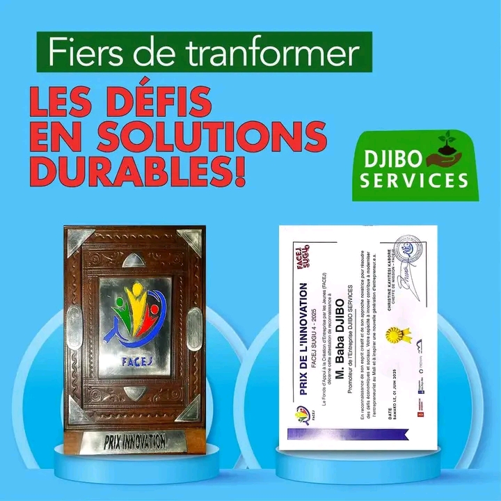 Lauréat du Prix de l'Innovation – FACEJ SUGU 4